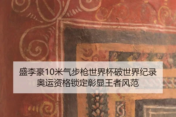 盛李豪10米气步枪世界杯破世界纪录 奥运资格锁定彰显王者风范